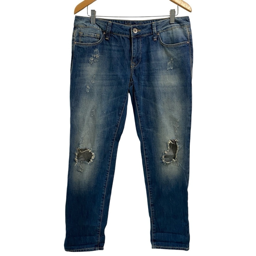 Mavi Emma Slim Boyfriend Women’s ripped faded jeans size US 30